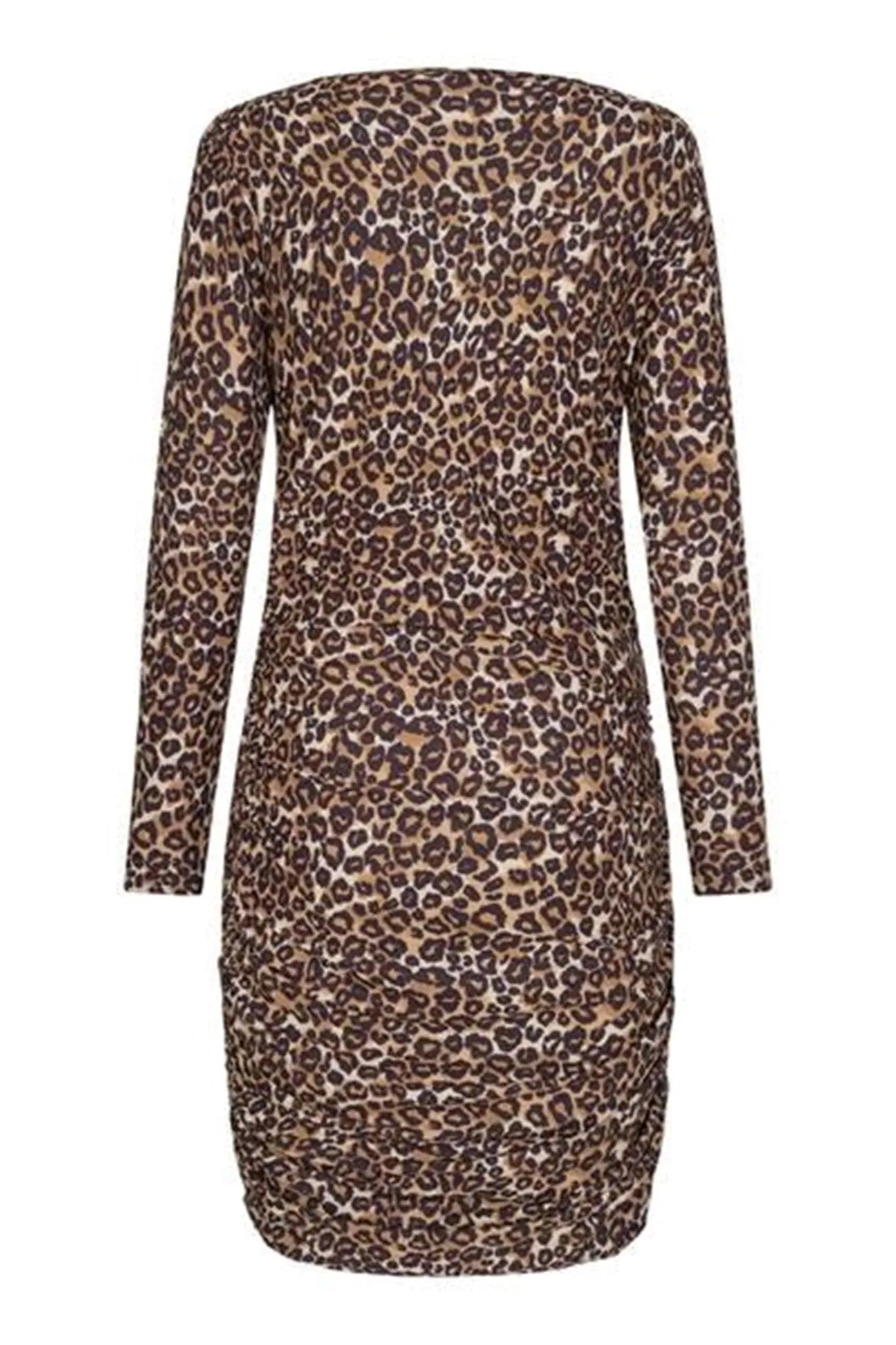 Alma Long-sleeved Dress - Leopard