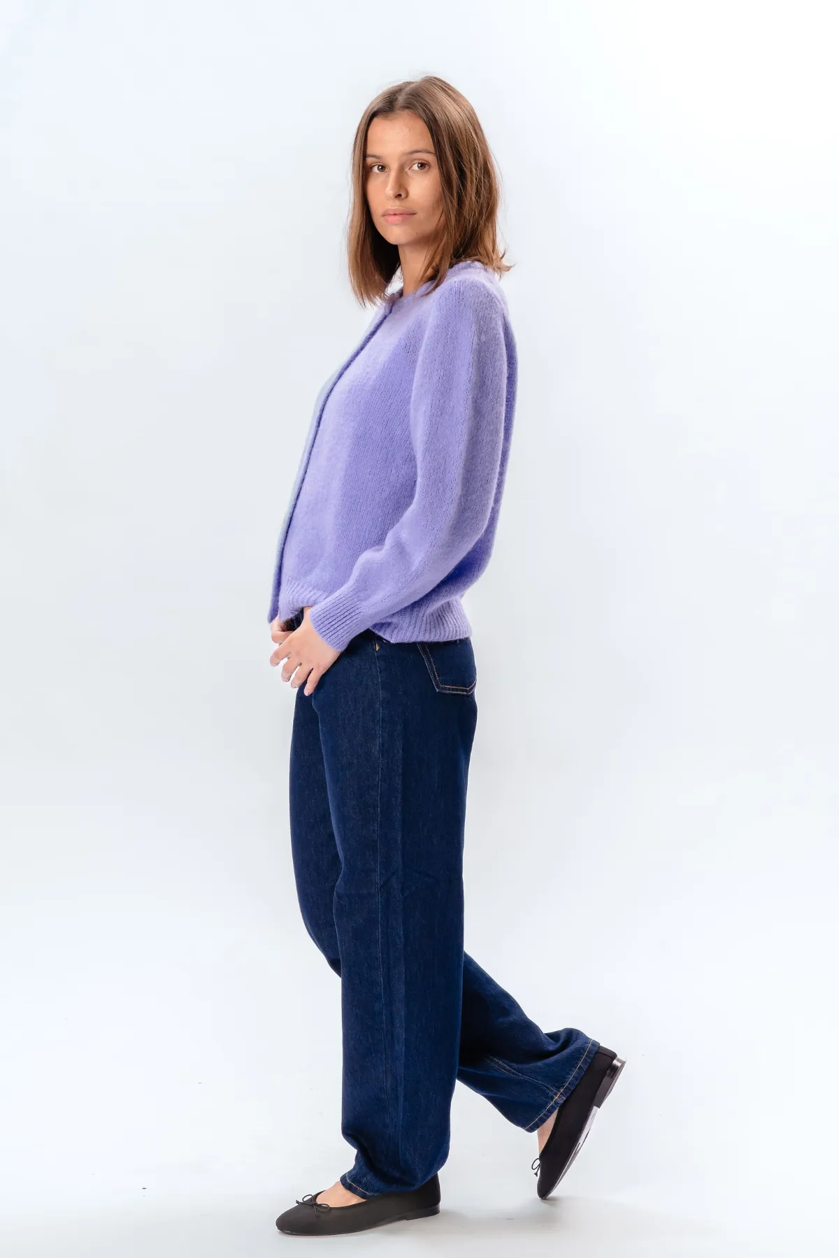 Anna Cardigan - Purple