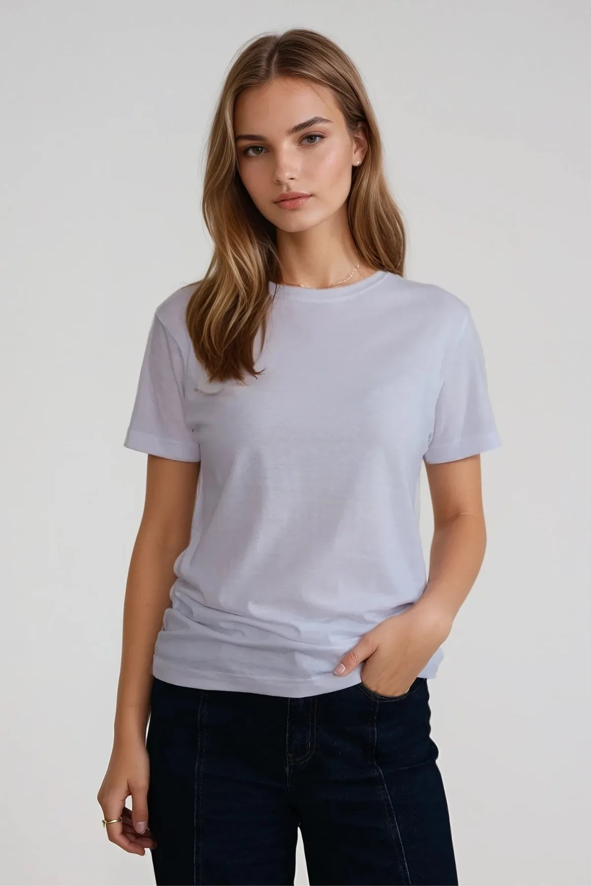 Basic Light T Shirt White