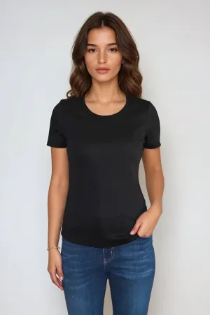 Basic Tight T-shirt - Black