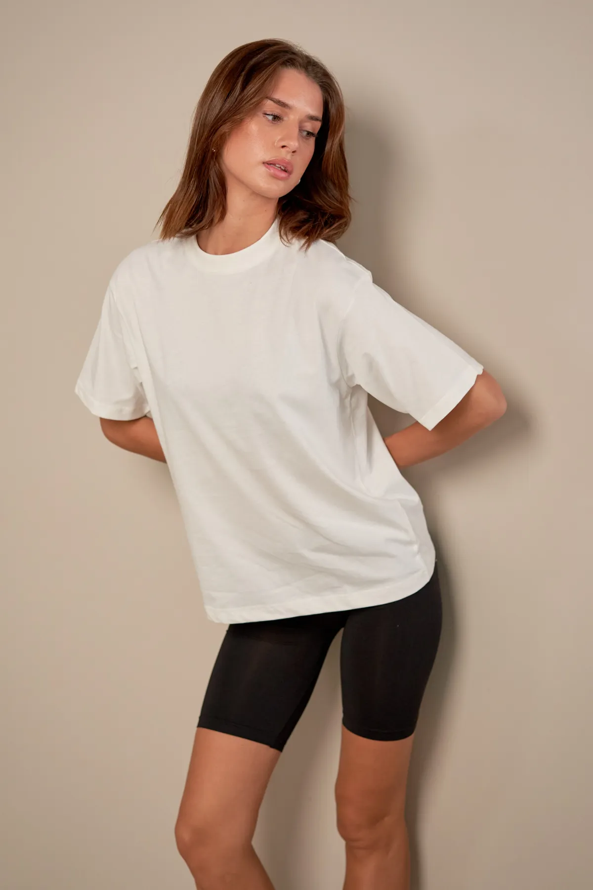 Boxfit T-shirt - Light Beige