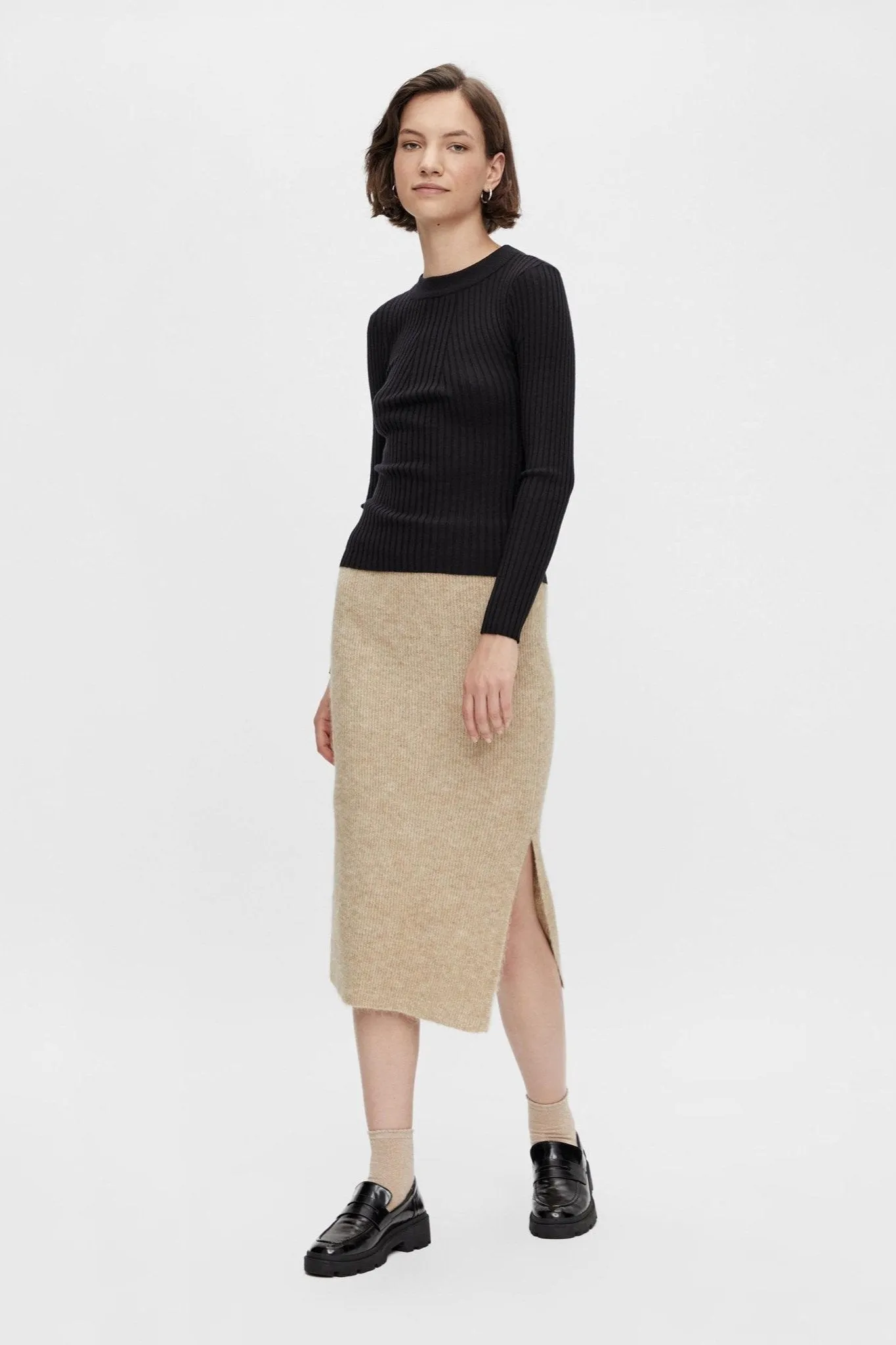 Crista Knit Top - Black