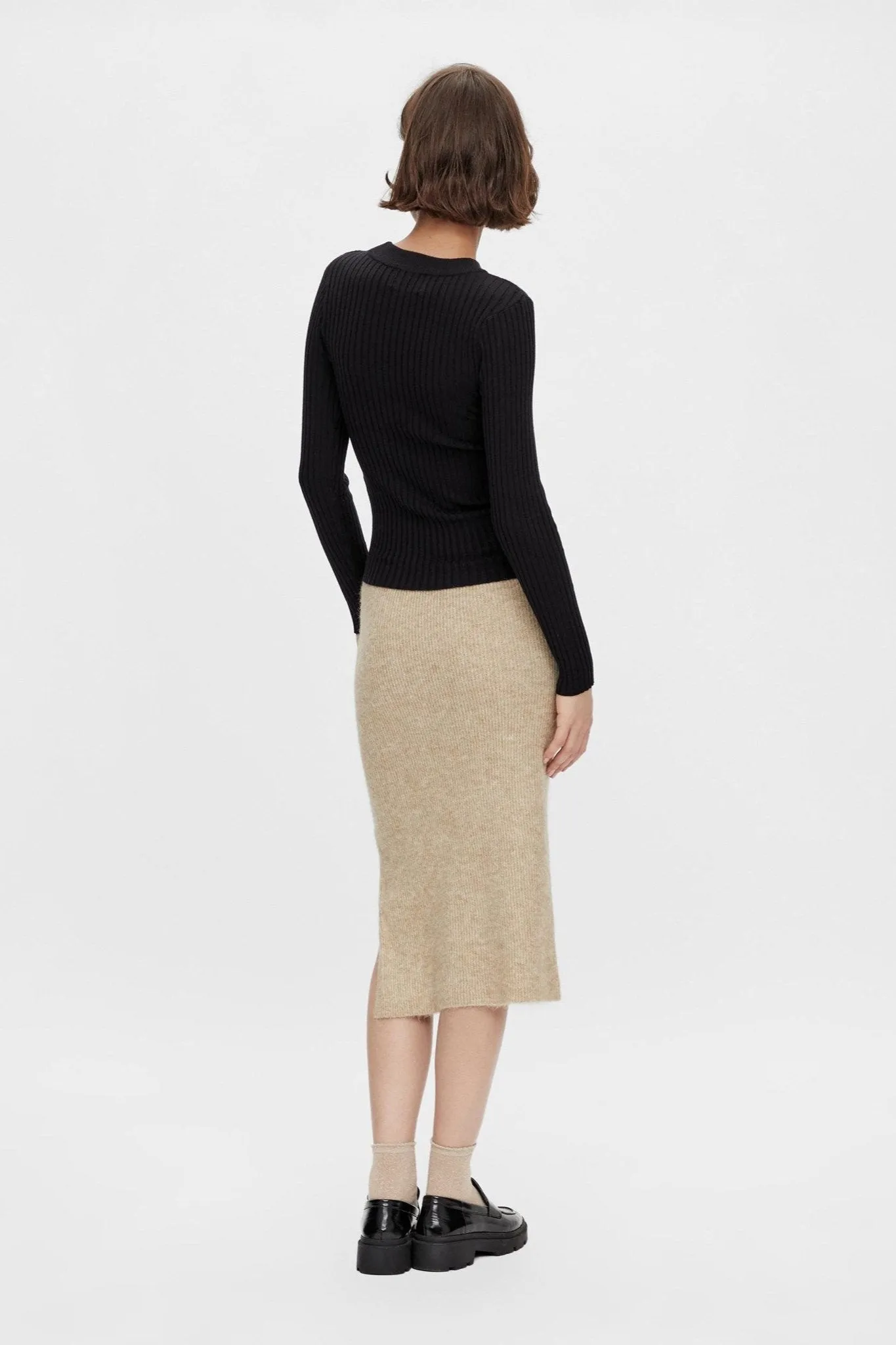 Crista Knit Top - Black