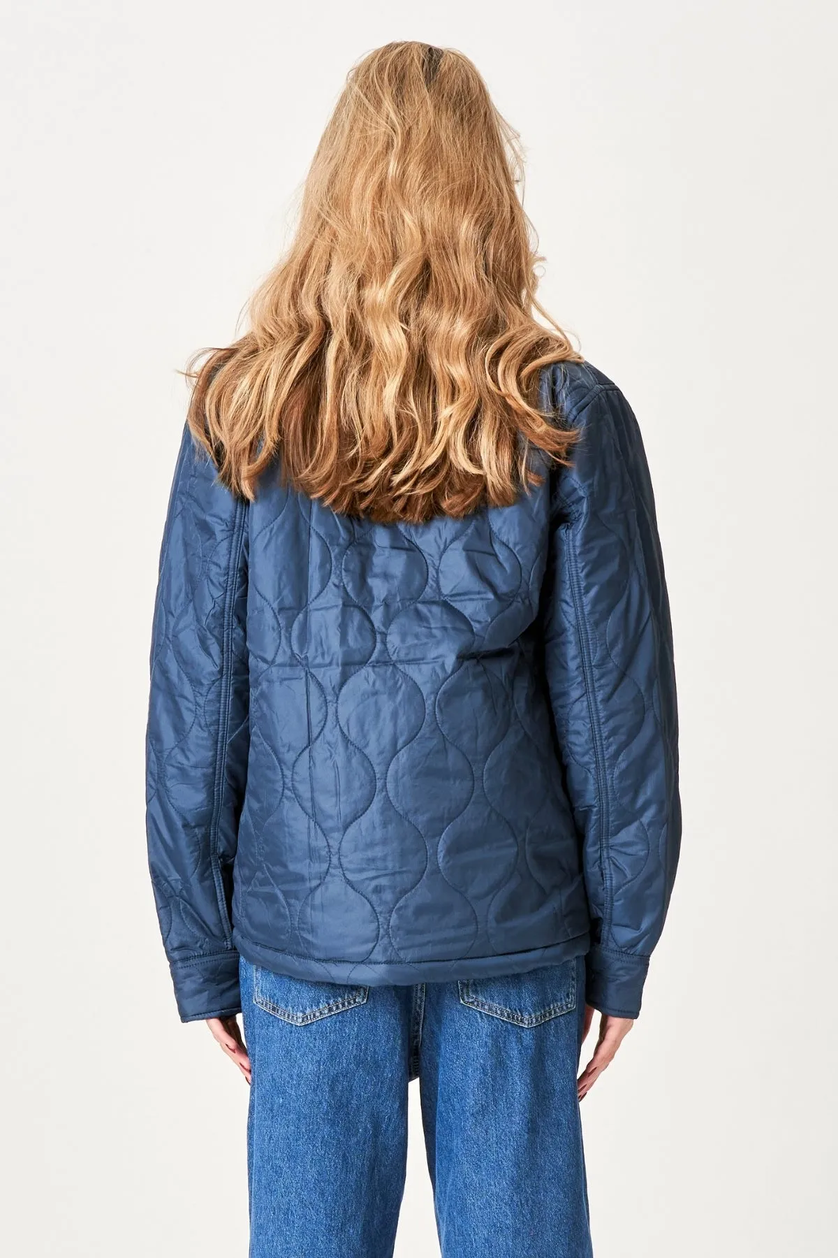 Ella Quiltet Jacket - Navy
