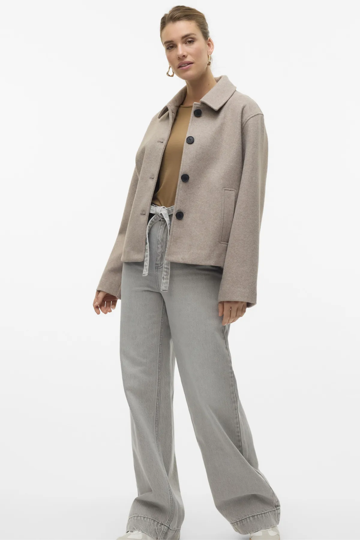 Fortunemie Short Jacket- Moon Rock