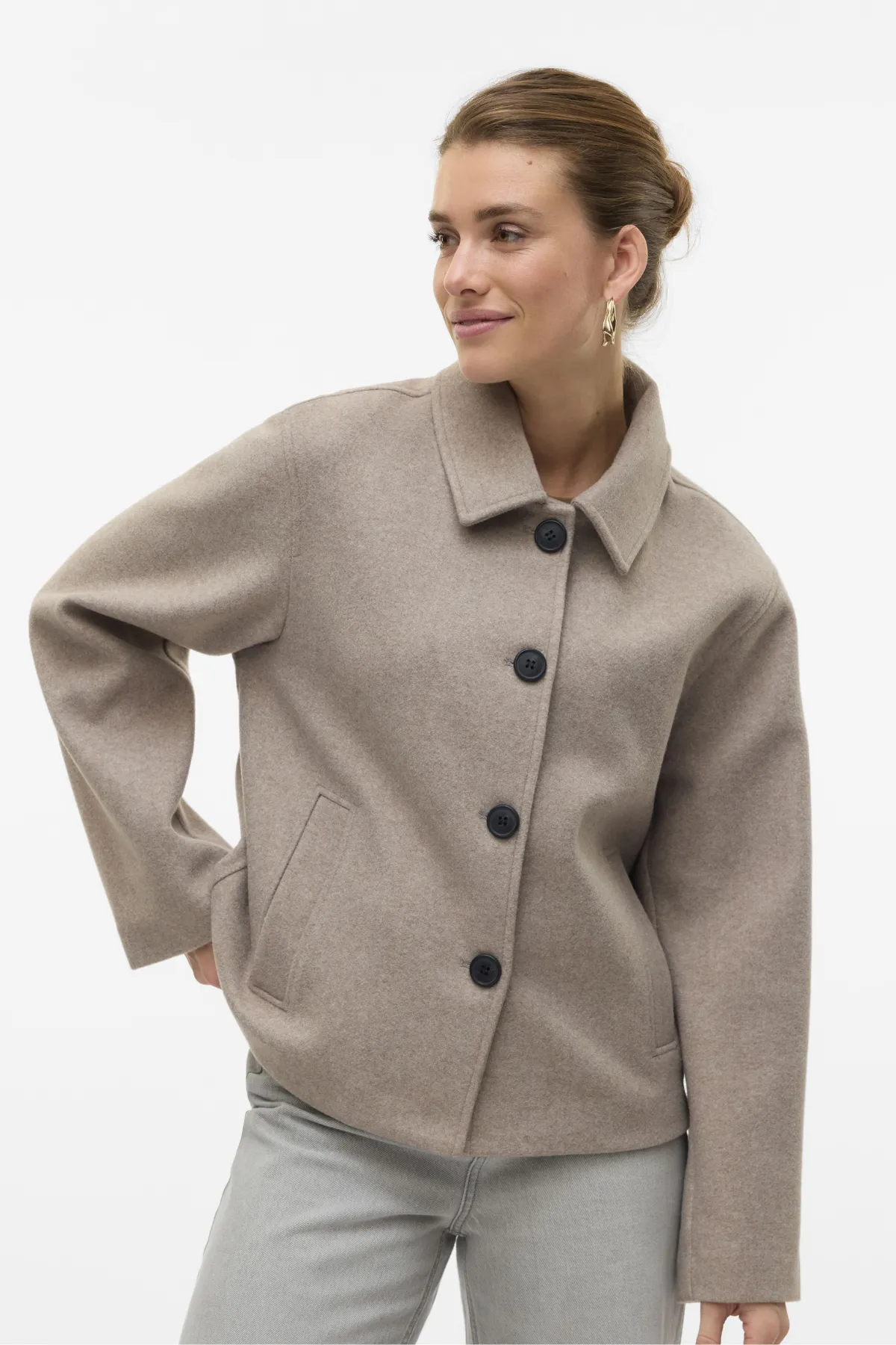Fortunemie Short Jacket- Moon Rock