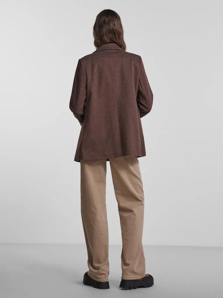 Haven Blazer Jacket - Brown