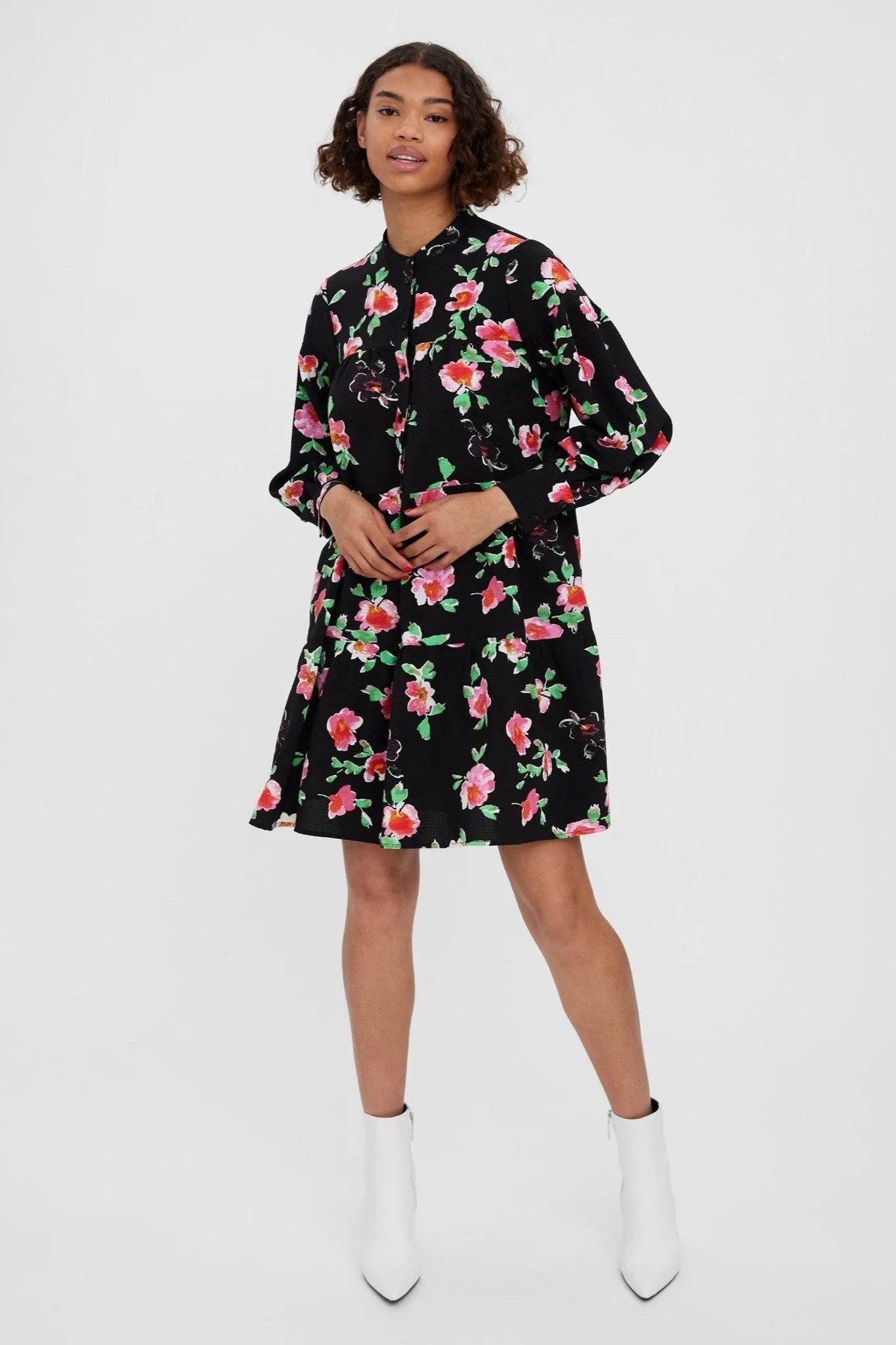 Hyms Longsleeve Dress- Black Hyms