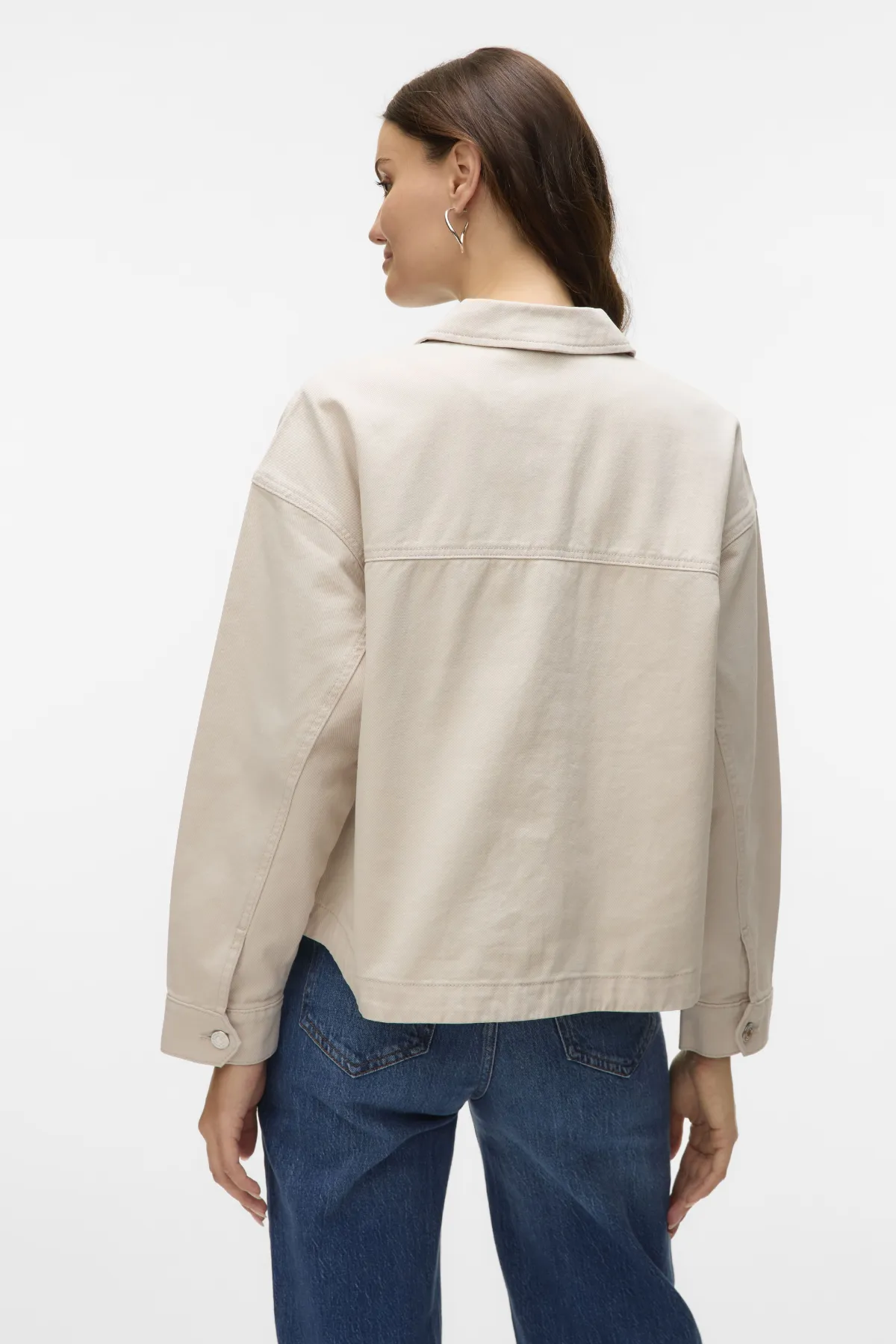Jamie Denim Shacket - Birch