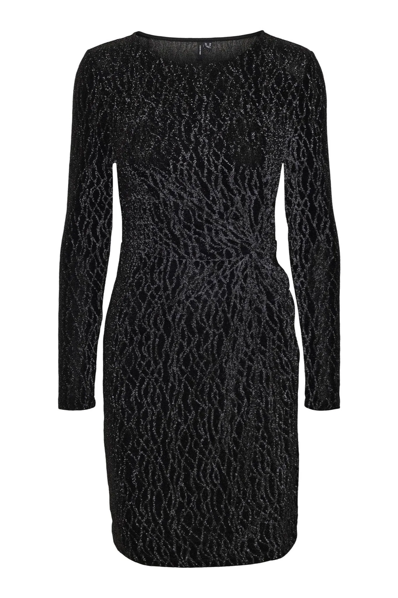 Kanz Mini Dress - Silver Lurex