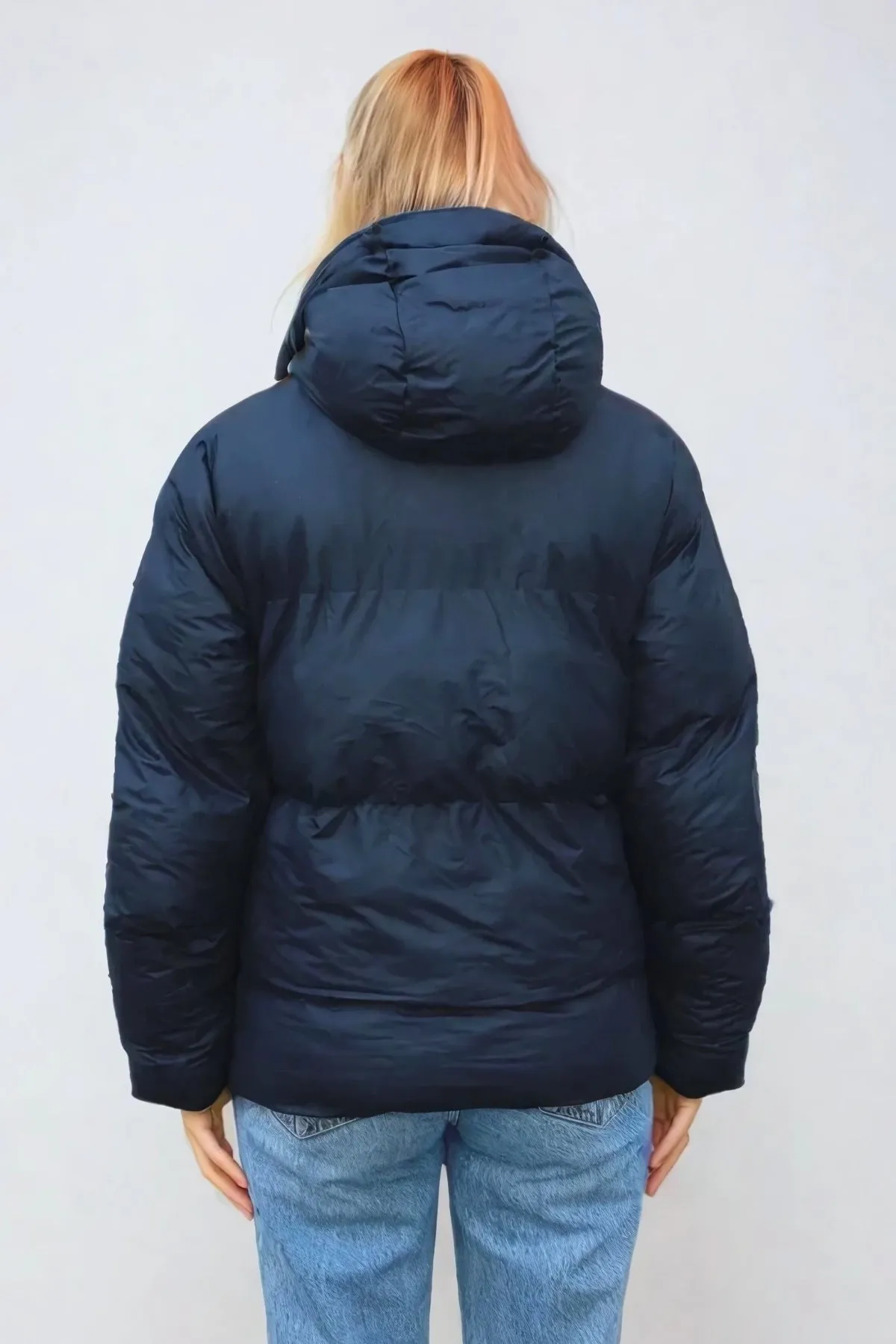 Lexie Coated Jacket - Navy