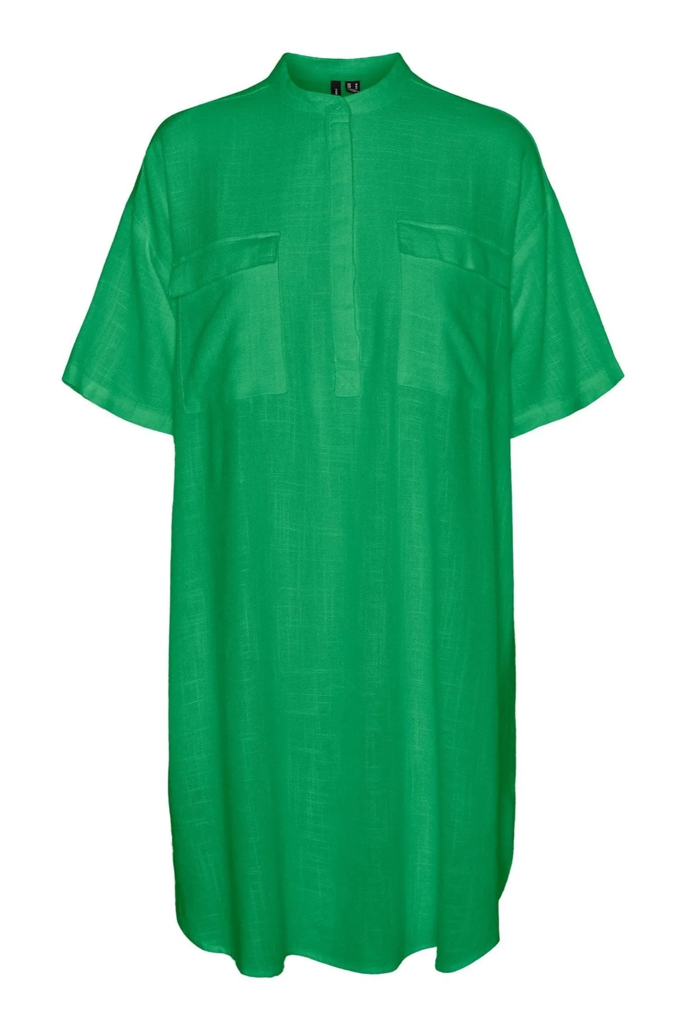 Line Mini Dress - Bright Green