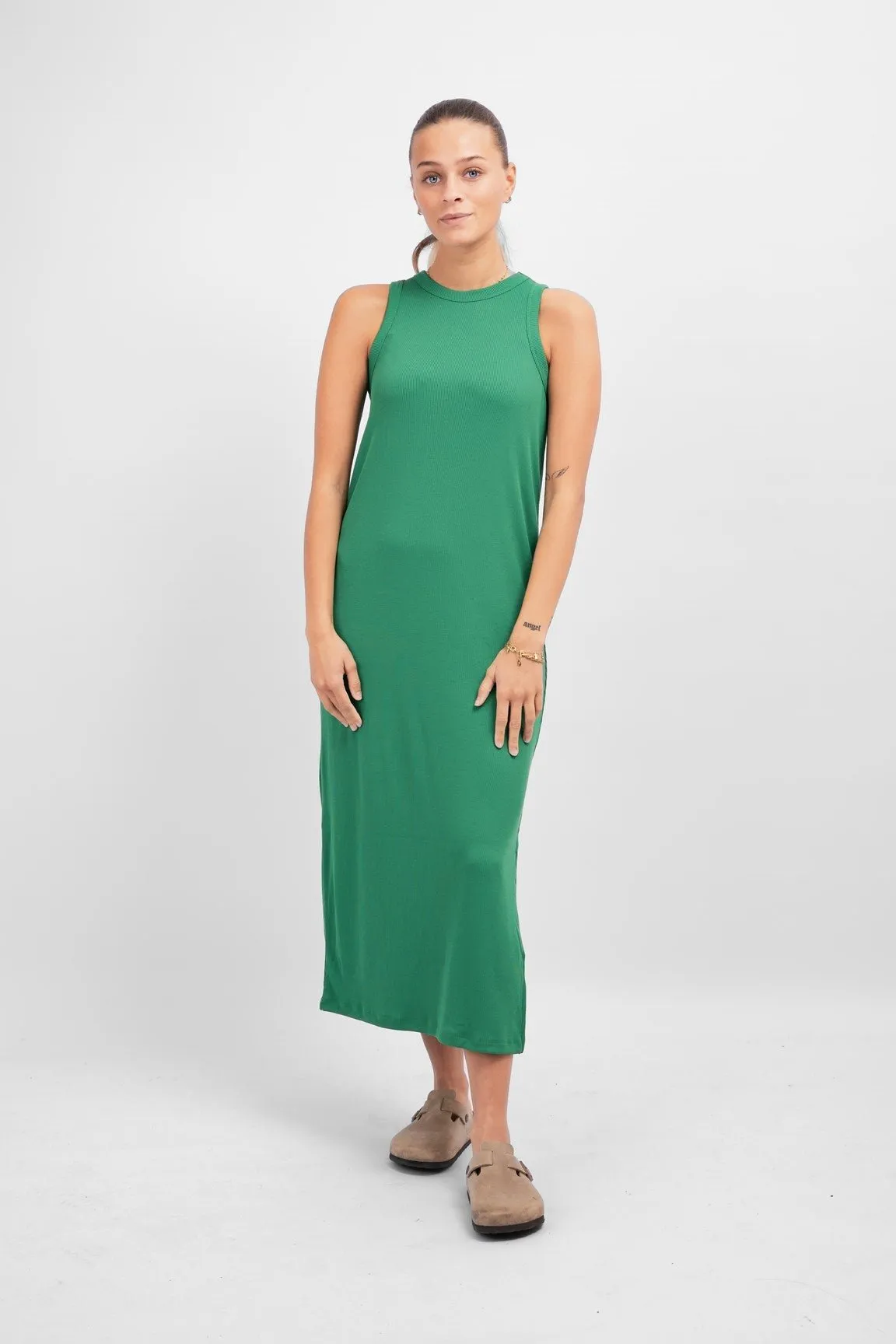 Line Summer Dress - Green Bee