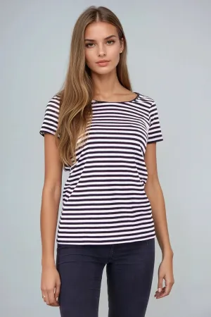 Nørregade T-shirt - Black and white