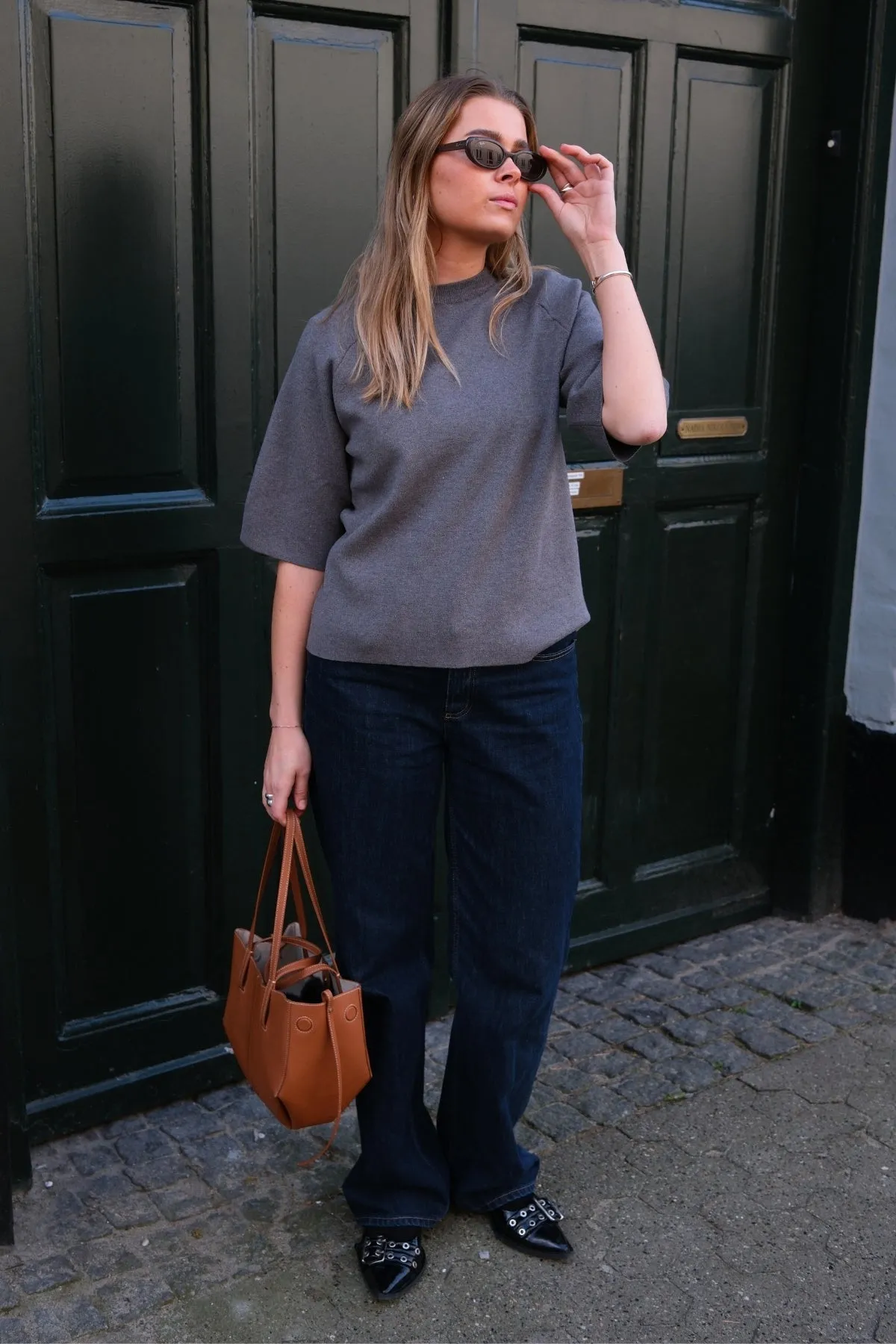 Reynard 2/4 Knit Pullover - Medium Grey Melange