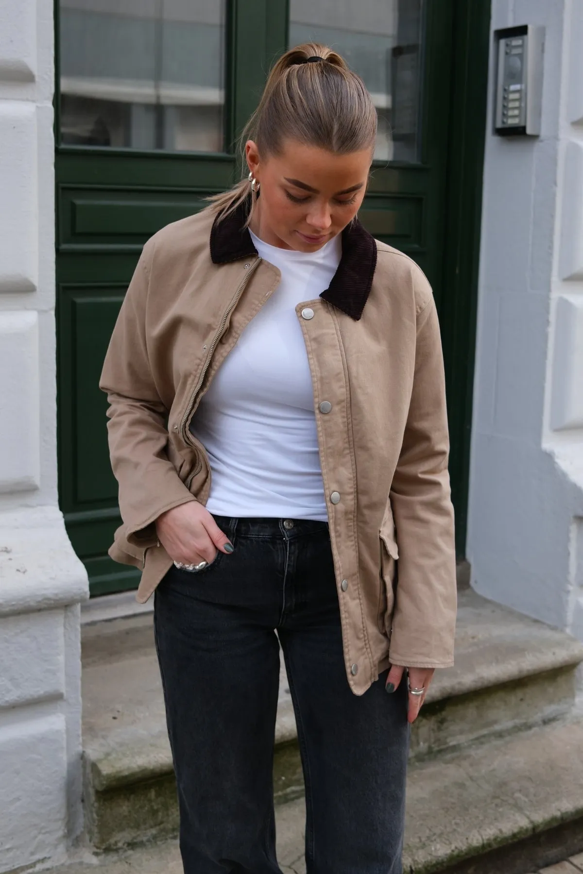 Twill Jacket - Dark Sand