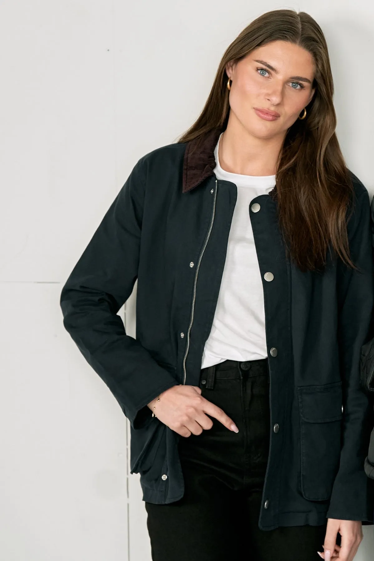 Twill Jacket - Navy